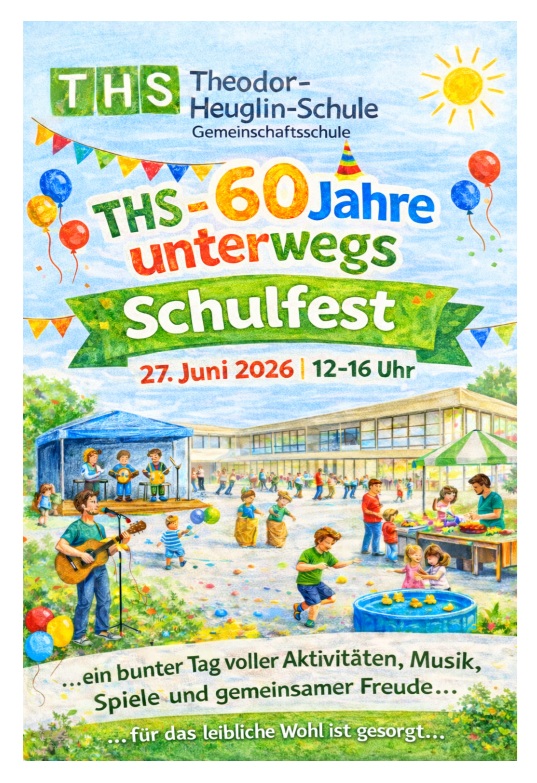 Einladungsflyer zum Schulfest